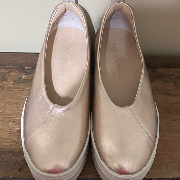 Naked Feet Shoes - Naked Feet Regime Gold Shoes